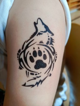 Airbrush tattoo